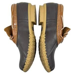 L.L. Bean Duck Bean Boots Made in Maine USA Brown Shoes Womens 7 Winter